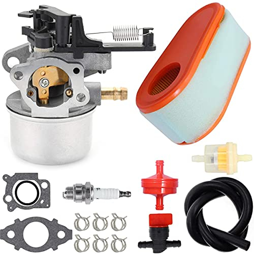 ZAMDOE 591137 590948 Carburetor for Briggs & Stratton 111P02 114P02 11P902 121Q02 121Q07 121S02 121S07 121S75 124Q02 Pressure Washer 775EX TB360 Lawn Mower, with 795066 Air Filter