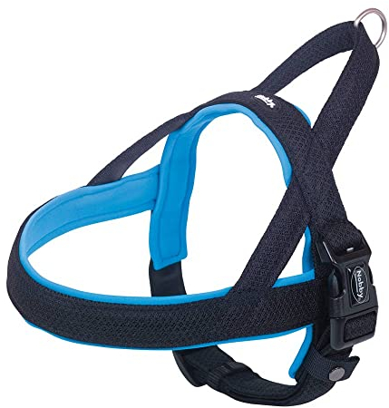 Nobby Norwegergeschirr Mesh Preno, hellblau, L: 68-85 cm + 54 cm, B: 40/45 mm, 1 Stück