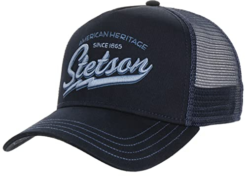 Stetson Since 1865 Trucker Cap Basecap Baseballcap Snapback Truckercap Meshcap dunkelblau One Size