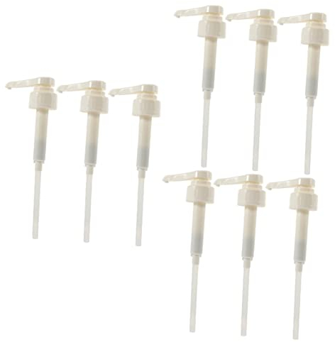 Beaupretty 9pezzi Dispenser Pompa Per Bottiglie Plastica Da Dosatore Per Shampoo e Lozioni Compatibile Con Bottiglie e Plastica Facile Da Installare