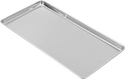 RORPOIR Stainless Steel Rice Noodle Dish Sizzling Plate Fruit Platter Baking Trays for Oven Kitchen Food Container Camping Dish Japanese Snacks Dessert Storage Tray Tray Steak Plate