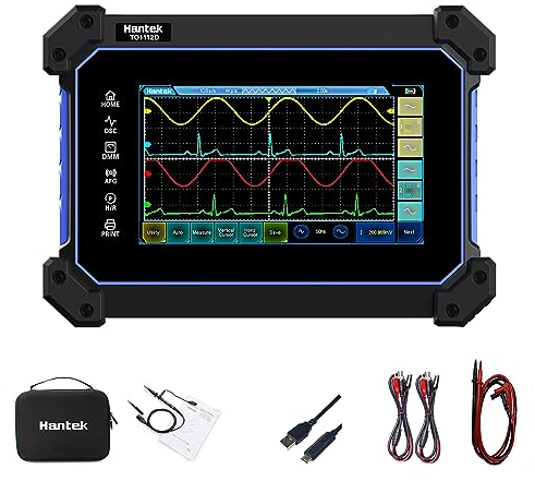 Hantek TO1112D Touch-Screen Digital Oszilloskop 2 Kanäle 110 MHz Hanheld Tablette Digital Oszilloskop + Multimeter + Signalquelle