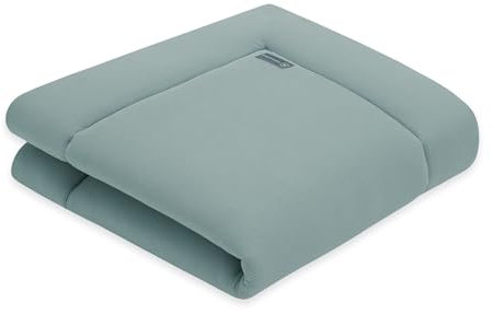emma & noah Coperta per gattonare per bambini, 120 x 120 cm, grande e imbottita, in cotone biologico, certificato Oeko-Tex, morbida coperta da gioco e inserto per box per ragazzi e ragazze (Essential