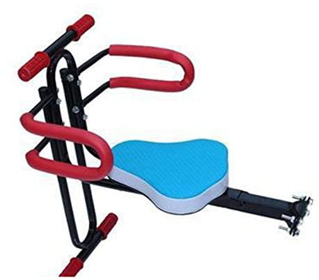 Kids Bike Seat Front Mounted Stable Safety 60KG Bearing Mountain Bike Child Seat for Children (Square)