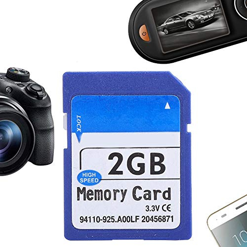 SD-kort Minneskort för Datalagring och Musik med Stor Kapacitet, 2GB