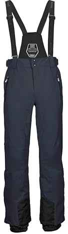 Killtec - Ksw 100 Enosh Mn Ski Pnts, Pantaloni da Sci/Funzionali con Bretelle Staccabili, paraspigoli e Protezione antineve Uomo