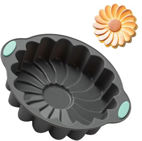 Tortiere in silicone per cottura al forno, tortiera a fiori,Stampo per torta portatile | Teglie da forno riutilizzabili per fiori, teglie grandi per torte per San Valentino, compleanni, vacanze