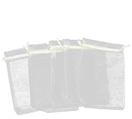 GOOHOCHY 100 Stück Organza-geschenkbeutel Mit Kordelzug Süßigkeitentaschen Verpackung Accessoires