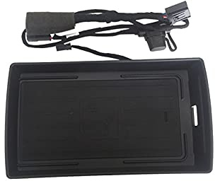 MKVAXR 10W Car QI Wireless Charger Fast Charging Case Charging Panel Phone Holder Accessories, for, A3 S3 8V 2014-2018 Universal wireless charging pad