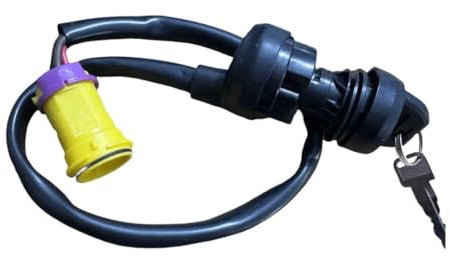 SYKWKNY Blocco Interruttore Chiave di accensione a 4 Pin SSM5-51000-0 Adatto for Pannello RL da 250 CC con Costruzione Js250