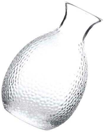 Japanese Style Glass Sake Serving Pot Beverage Dispenser