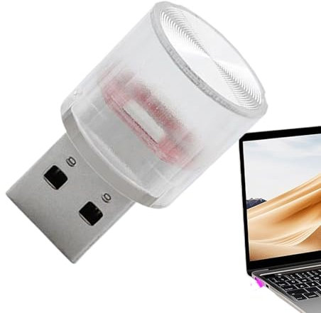 Tyinerc Veilleuse LED USB pour Voiture | Éclairage d'Ambiance USB pour Véhicule,Lumière Automobile Compacte Anti-Dérapant pour Camion Camping-Car Berline Remorque