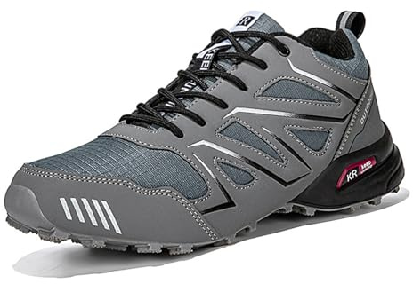 Sudychen Zapatos de Senderismo Hombre Zapatillas Trekking Antideslizante Trail Running Zapatillas de Camping Calzado Deportivas Ligeras 39-47 EU