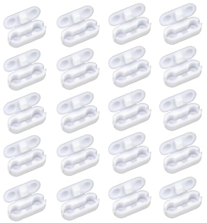 Xelmorant Roller Blind Chain Connectors, 20 PCS Easy-to-Use Plastic Clips for Window Blinds, Suitable for All Shades