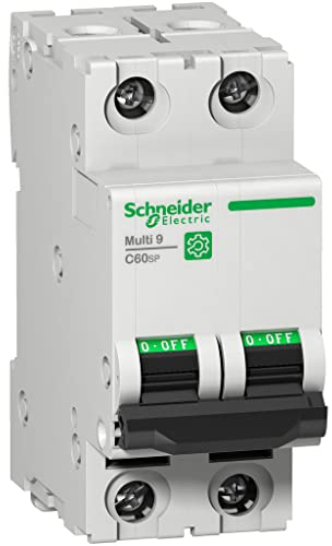 Schneider Electric Motorleistungsschalter Typ D, 2-polig 3A 240V Multi 9 DIN-Schienen-Montage