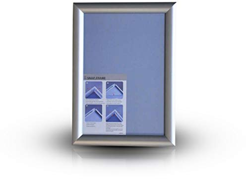 DIN A4 KLAPPRAHMEN Aluminium Plakatrahmen Wechselrahmen Posterrahmen 25mm Profil Ecken auf Gehrung (3)