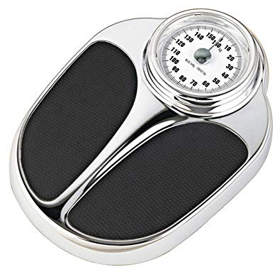 BDXZJ Mecánico Escalas de Baño, Báscula de Baño Analógica, Báscula Mecánica Analógica Profesional, Exacto de Fácil Lectura Robusta Plataforma Esfera Grande, Sin Batería