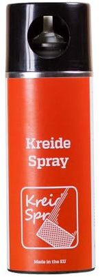 BERASIT Kreidespray, professionelle Sprühkreide für Markierung und Kennzeichnung, schnell trocknend, 400 ml, schwarz, Versandeinheit= 6 Dosen