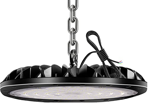 loyal 200W UFO Faretto LED 20000LM, Impermeabile IP65 Potente Alta Luce Della Baia, 6000K Bianco Freddo UFO Lampada da Officina, LED Industriale Interni per Fabbrica Magazzino