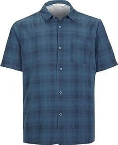 killtec Herren Funktionshemd KOS 98 MN WVN SHRT, stahlblau, 3XL, 38009-000