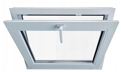 PCV Fenster Kippfenster Kellerfenster Garagenfenster Viele Varianten (PCV 500x500 mm)