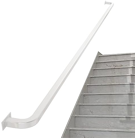 Main Courante d'escalier en Fer forgé Blanc avec Support Mural pour intérieur extérieur, Rampe d'escalier de sécurité 1m 1.5m 2m 2.5m 3m (Size : 30cm)