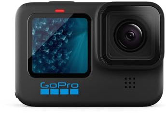 GoPro HERO11 Black - Waterproof Action Camera With 5.3K60 Ultra HD Video, 27MP Photos, 1/1.9 Image Sensor, Live Streaming, Webcam, Stabilization (Renewed)