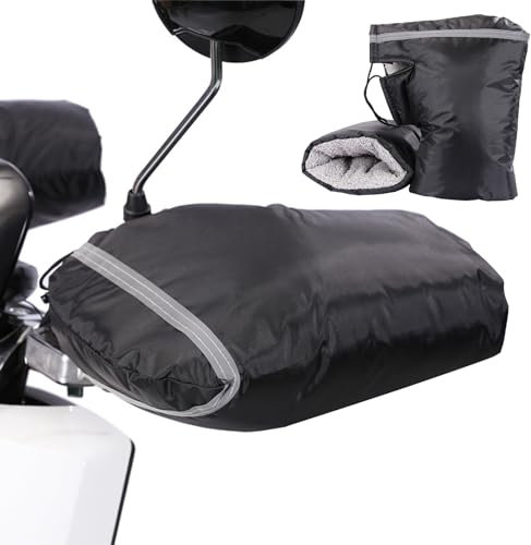 Manguitos Para Manillar De Motocicleta, Manoplas Impermeables A Prueba De Viento, Moto De Nieve, Scooter, ATV, Empuñadura De Moto, Compatible Con Invierno, Funda Para Calentador De Manos Para Moto De