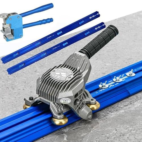 FENGSSLL Tagliapiastrelle di Grande Formato, tagliapiastrelle Manuale, Ventose Integrate, Coltello a Spinta e Pinza per Piastrelle - Ideale per Piastrelle da 2,2 m/2,3 m/3 m/3,8 m,2.2m