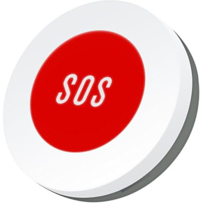 Aetherion Tuya Smart ZigBee SOS Button Sensor Alarm Elderly Children Alarm Tuya Smart Life Remote Control