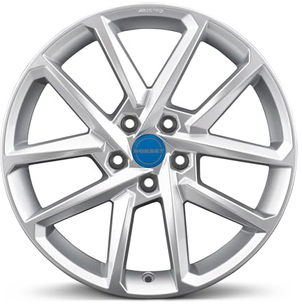 4x Borbet Felgen N 6.5x17 ET45 5x114.3 crystal silver kompatibel mit Toyota C-HR Corolla RAV4 Yaris