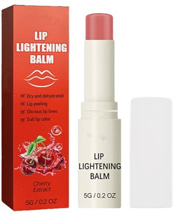 Lip Lightening for Dark Lips,Lip Balm for Smokers,Lip Brightener for Smokers Dark Lip,Lip Scrub for Dark Lips to Lighten,Lip for Lip Softening and Hydration