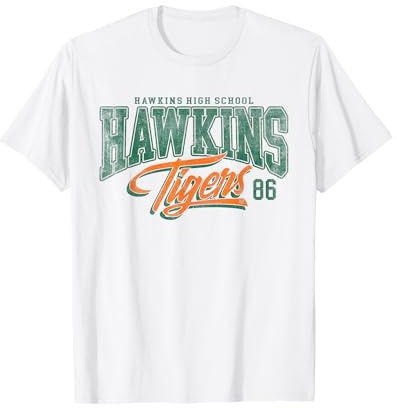 Stranger Things Hawkins Tigers 86 T-Shirt