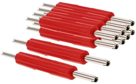 MOLUCKFU 10stücke Teiliges Set Dual- Ventilkern-entfernungswerkzeug Für Reifenwartung Und Reparatur Multifunktionales Tragbares Werkzeug Für Autoreparaturen Und Klimaanlagen