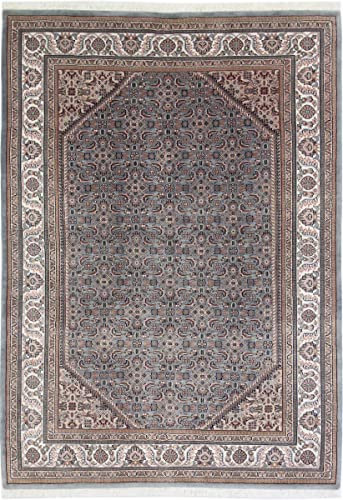Nain Trading Indo Bidjar 169x238 Handgeknüpft Orientteppich Teppich Wolle Indien