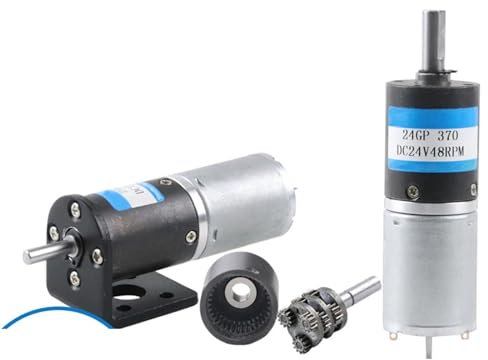 24GP-370 DC 6V 12V 24V Motor de engranaje planetario en miniatura engranaje de Metal Motor pequeño 1 Uds(24v 94rpm,6mm shaft)