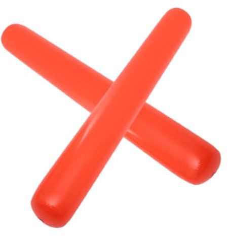 KONTONTY 2stücke Aufblasbare Cheer Sticks PVC-fußball-Clapper Noisemaker Für Sportfeste Outdoor-Spiele Junge Mädchen Eltern Junge Mädchen Aktivitäten