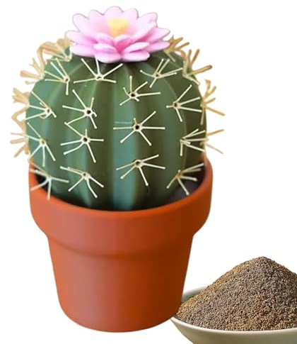 Saliera e pepiera a di cactus, dispenser per condimenti a prova di perdite, contenitore resistente, design facile da versare, 12 x 9 x 10 cm, confezione da 2, per cucina, ristoranti,