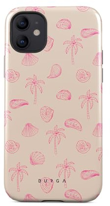 BURGA Handyhülle für iPhone 12 – Unisex Hybrid-Schutzhülle mit stoßdämpfendem TPU & kratzfester Außenschale, erhöhter Displayrand, MagSafe-kompatibel, kabelloses Laden, stylisches Design