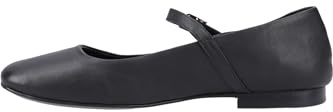 Hush Puppies, Pasha dam läderballerina, svart, 40 EU