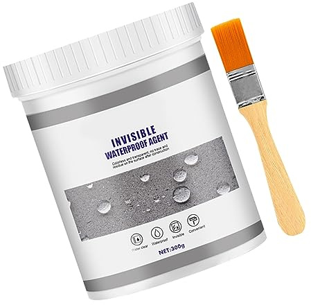 Socobeta Sellador de Aislamiento Agente Impermeable para Cemento de Azulejos de Pared Sellador Impermeabilizante sin Costuras para Baldosas de Cerámica, Pintura de Azulejos de Piso (300g)