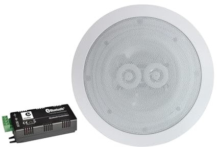 Haut-parleurs B425ABL + B404A 120W Plafond encastrable - HiFi amplifiée Smartphone Google Home Bluetooth Amazon