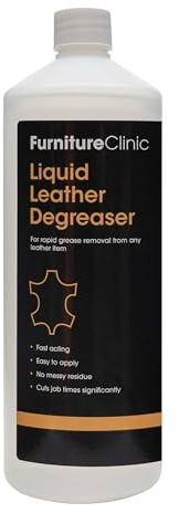 Liquid Leather Degreaser - For Quickly Removing Grease & Oil Stains From Leather (1000ml)