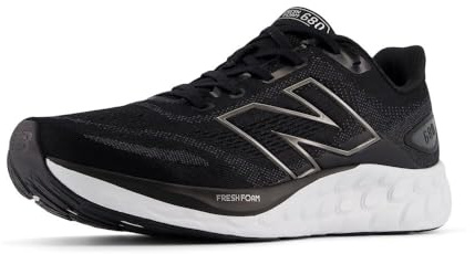 New Balance Fresh Foam 680 V8 Herren-Laufschuh, Schwarz/Magnet/Schwarz Metallic, 47.5 EU