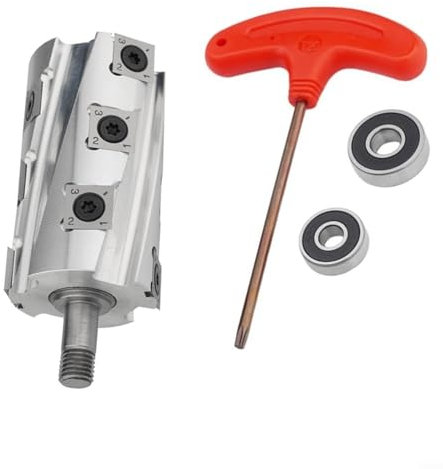 HOHOVYVY Holzbearbeitung Elektrische Hobel Welle Aluminium Spiral Cutter Hand-gehalten Für FF-82x1