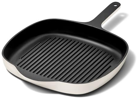 Caraway Enameled Cast Iron 10.5 Grill Pan