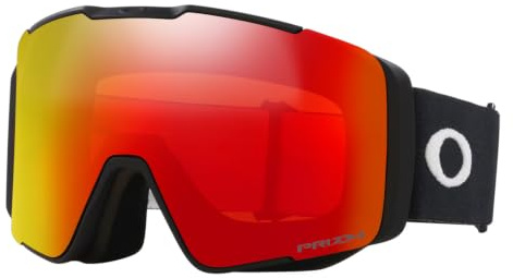 Oakley Line Miner Pro Snow Goggle, Matte Black Strap w/Prizm Snow Torch Iridium Lens, Large