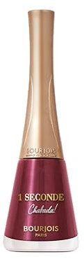 BOURJOIS Vernice 1 SECONDO SERE DI PARIGI 59 CHABADA, Smalto per unghie, 60 secondi di essiccazione, finitura lucida, perla, metallizzata o opaca, fino a 3 giorni di tenuta