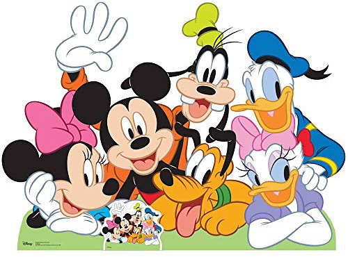 STAR CUTOUTS Ltd SC1062 - Cartoncino con Motivo Topolino e Amici, Sagomata, 99 x 137 x 99 cm