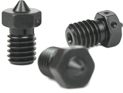 E3D Hardened Steel Nozzle 0.6mm Triple Packs for V6 HotEnd 3D Printer High-Temp & Abrasive Filament Ready - Compatible with Prusa MK2, Prusa MK3, Prusa MK3S